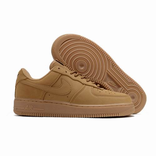 Cheap Nike Air Force 1 Shoes Men and Women Khaki-35 - Click Image to Close